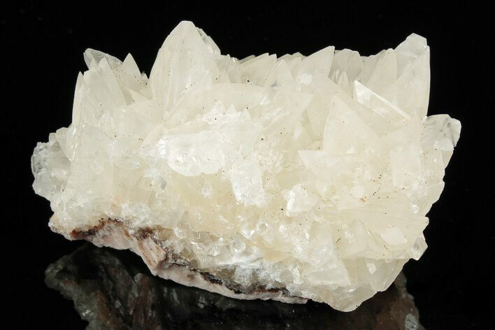 Fluorescent Calcite Crystal Cluster on Barite - Morocco #190884